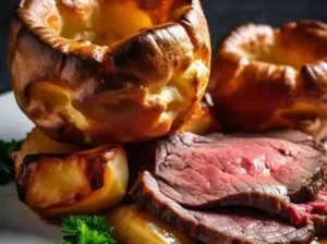 Roast Beef and Yorkshire Pudding Dinner Menu