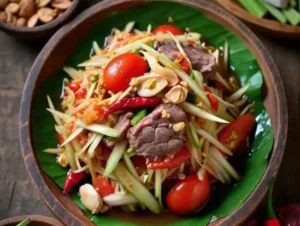 Authentic Som Tum A Thai Papaya Salad Recipe