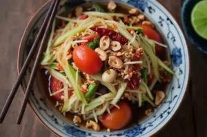 Authentic Som Tum A Thai Papaya Salad Recipe