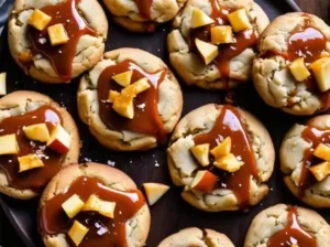 Delicious Homemade Caramel Apple Cookies