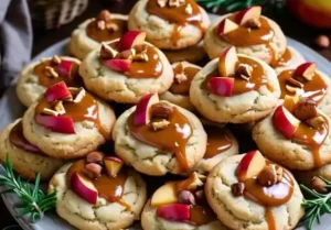 Delicious Homemade Caramel Apple Cookies