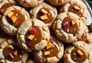 Delicious Homemade Caramel Apple Cookies