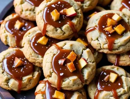 Delicious Homemade Caramel Apple Cookies