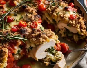 Perfect Baked Tuscan Chicken Casserole Recipe