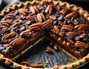 Delicious Chocolate Pecan Pie Make Easy