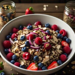 Berry and Almond Quinoa Salad Recipe