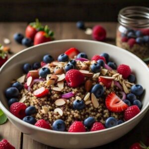 Berry and Almond Quinoa Salad Recipe