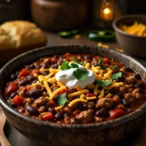 Savory Hearty Turkey Chili Recipe