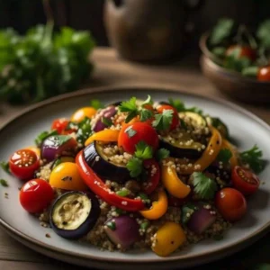 Roasted Veggie and Quinoa Salad Recipe