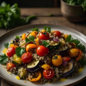 Roasted Veggie and Quinoa Salad Recipe