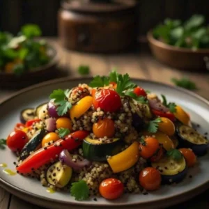 Roasted Veggie and Quinoa Salad Recipe