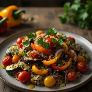 Roasted Veggie and Quinoa Salad Recipe