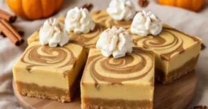 Recipe For Creamy Pumpkin Cheesecake Bars